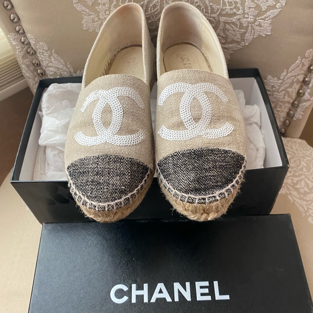 Authentic Chanel Espadrilles